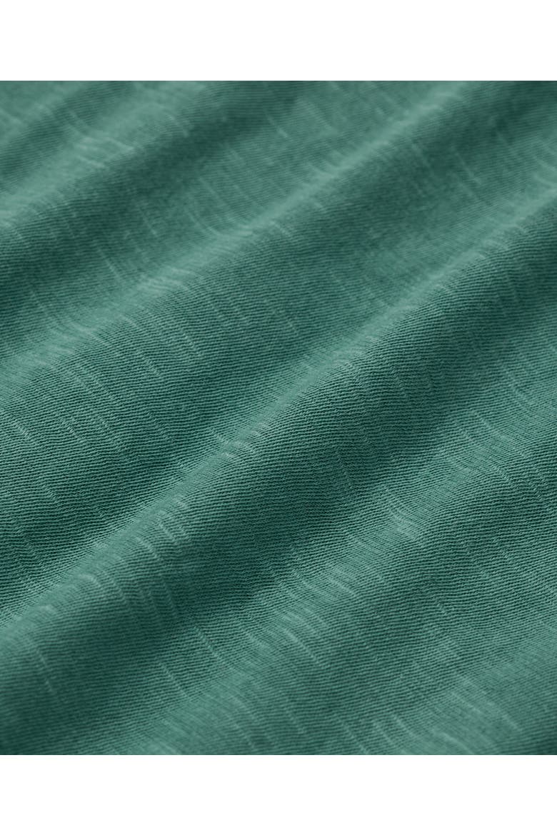 Organic Cotton Featherweight Slub V-Neck Tee, Alternate, color, Deep Sea