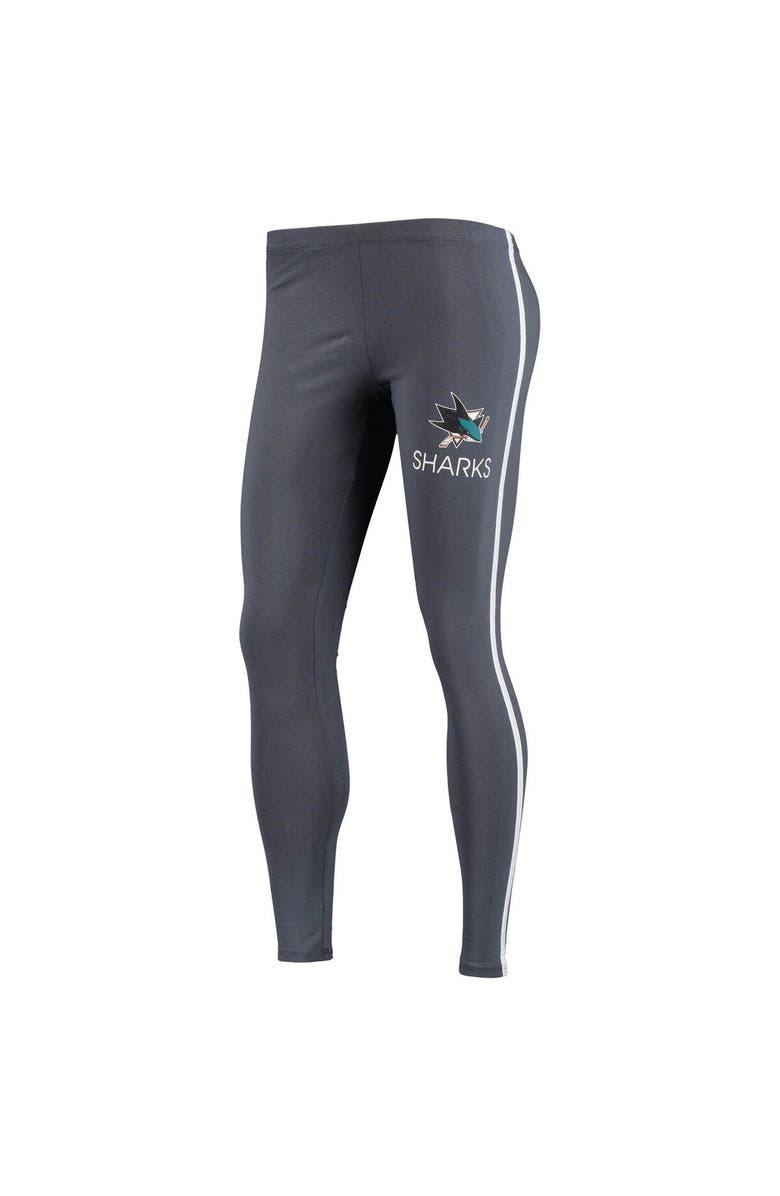 CONCEPTS SPORT Women's Concepts Sport White/Charcoal San Jose Sharks Sonata T-Shirt & Leggings Set, Alternate, color, White