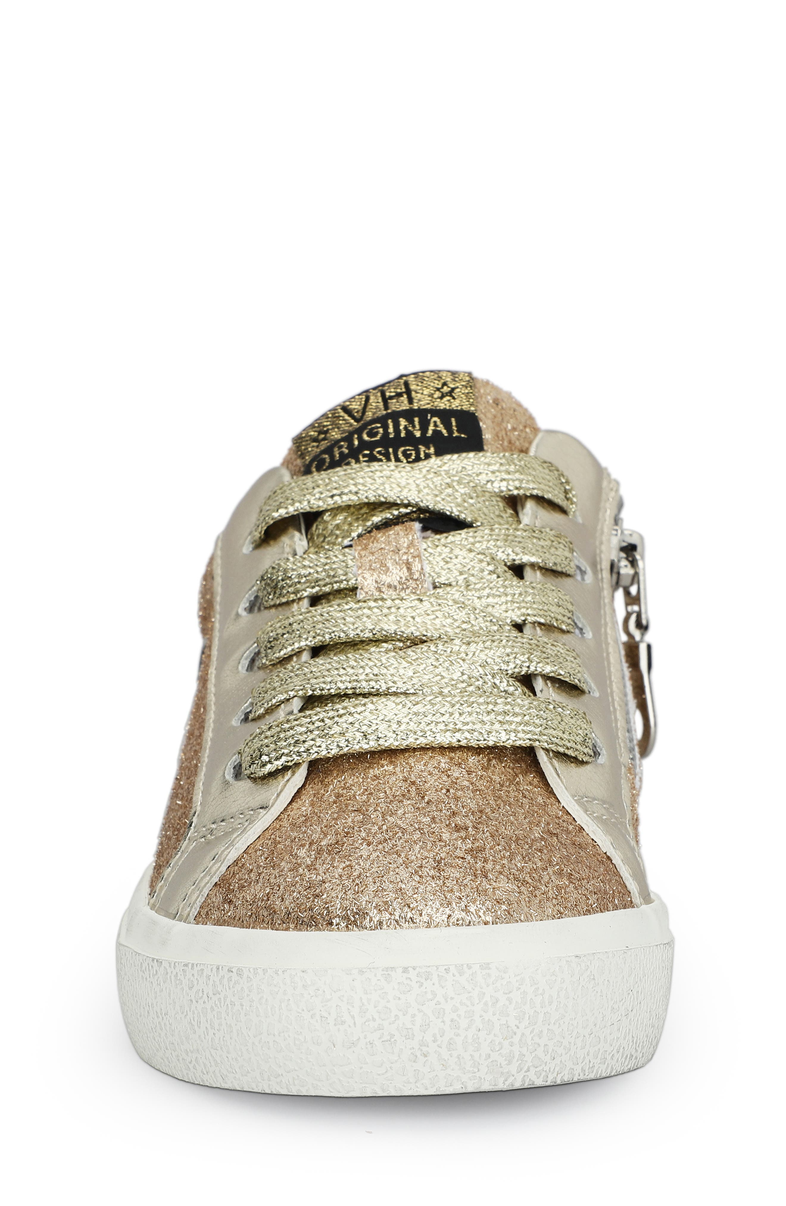Vintage Havana Kids
 Adalene Low Top Glitter Sneaker, Alternate, color, Rose Gold Glitter Multi