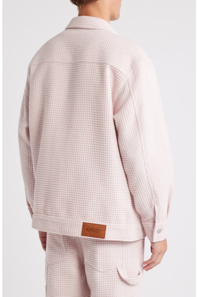 Waffle Weave Work Jacket, Alternate, color, LIGHT LILAC