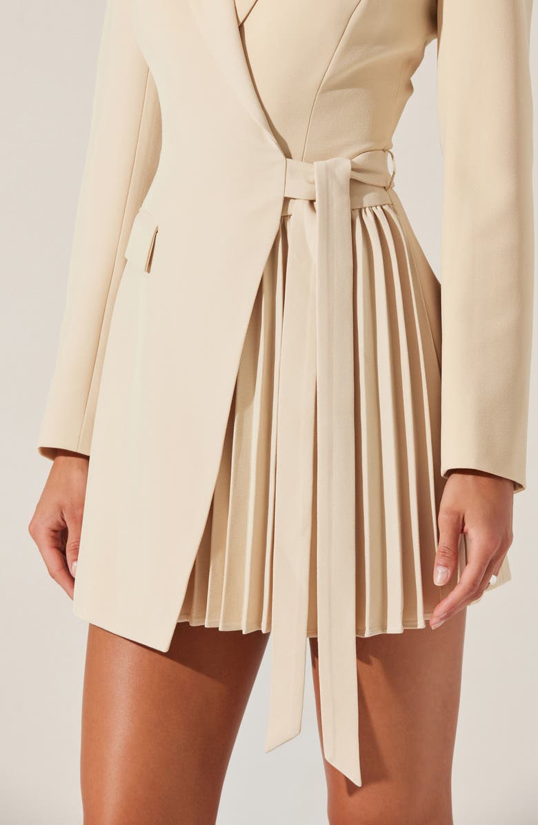 ASTR the Label Kesari Long Sleeve Mini Wrap Dress, Alternate, color, 