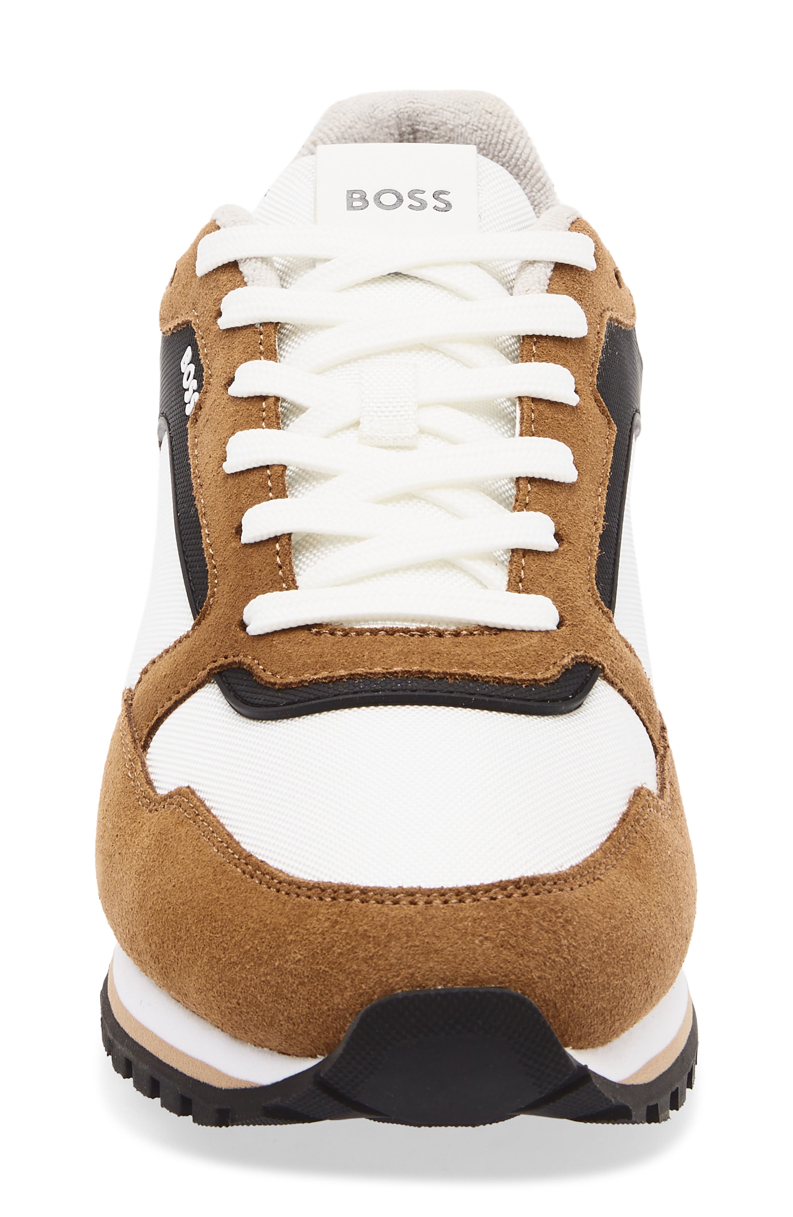 BOSS Parkour Runn Sneaker, Alternate, color, Beige