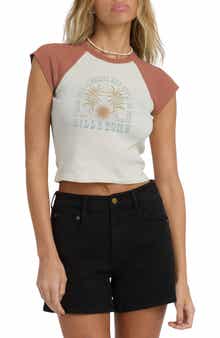 Forever Had Colorblock Cotton Graphic Baby Tee
