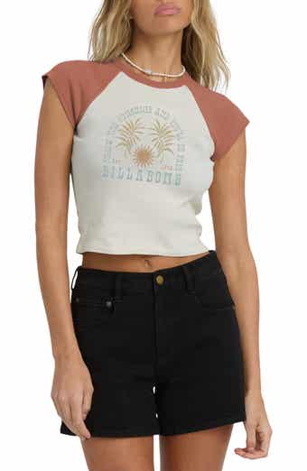 Forever Had Colorblock Cotton Graphic Baby Tee