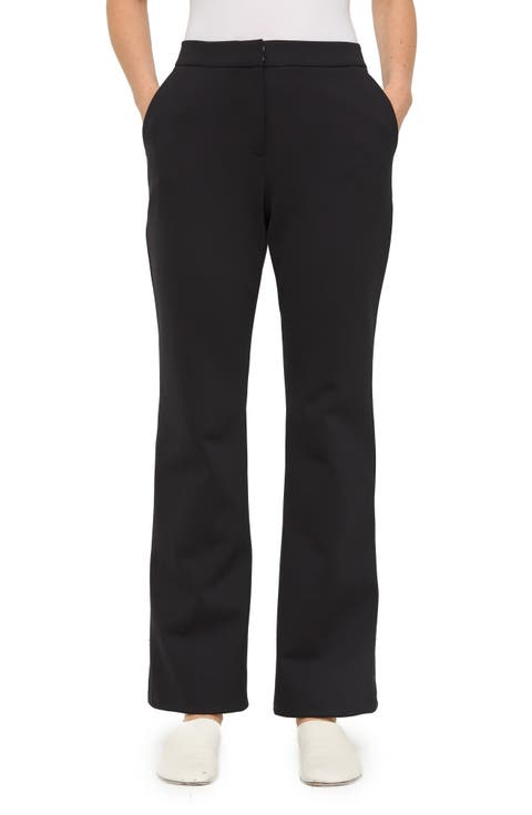 Gates Scuba Knit Flare Leg Pants