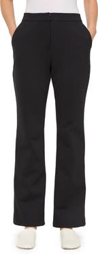 Lafayette 148 New York Gates Scuba Knit Flare Leg Pants