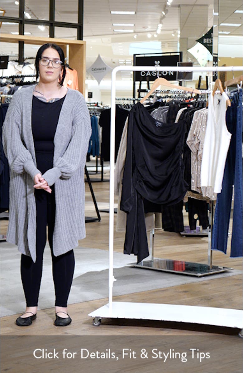 Elisabetta One-Shoulder Satin Top, sales video thumbnail