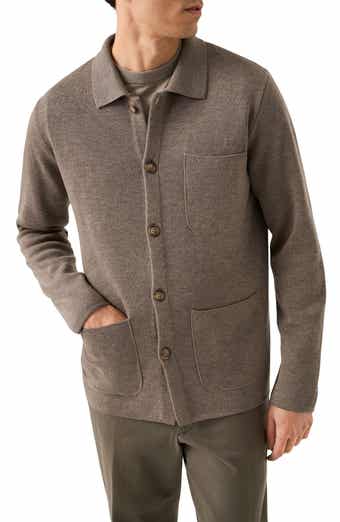 Eton Merino Wool Milano Knit Overshirt