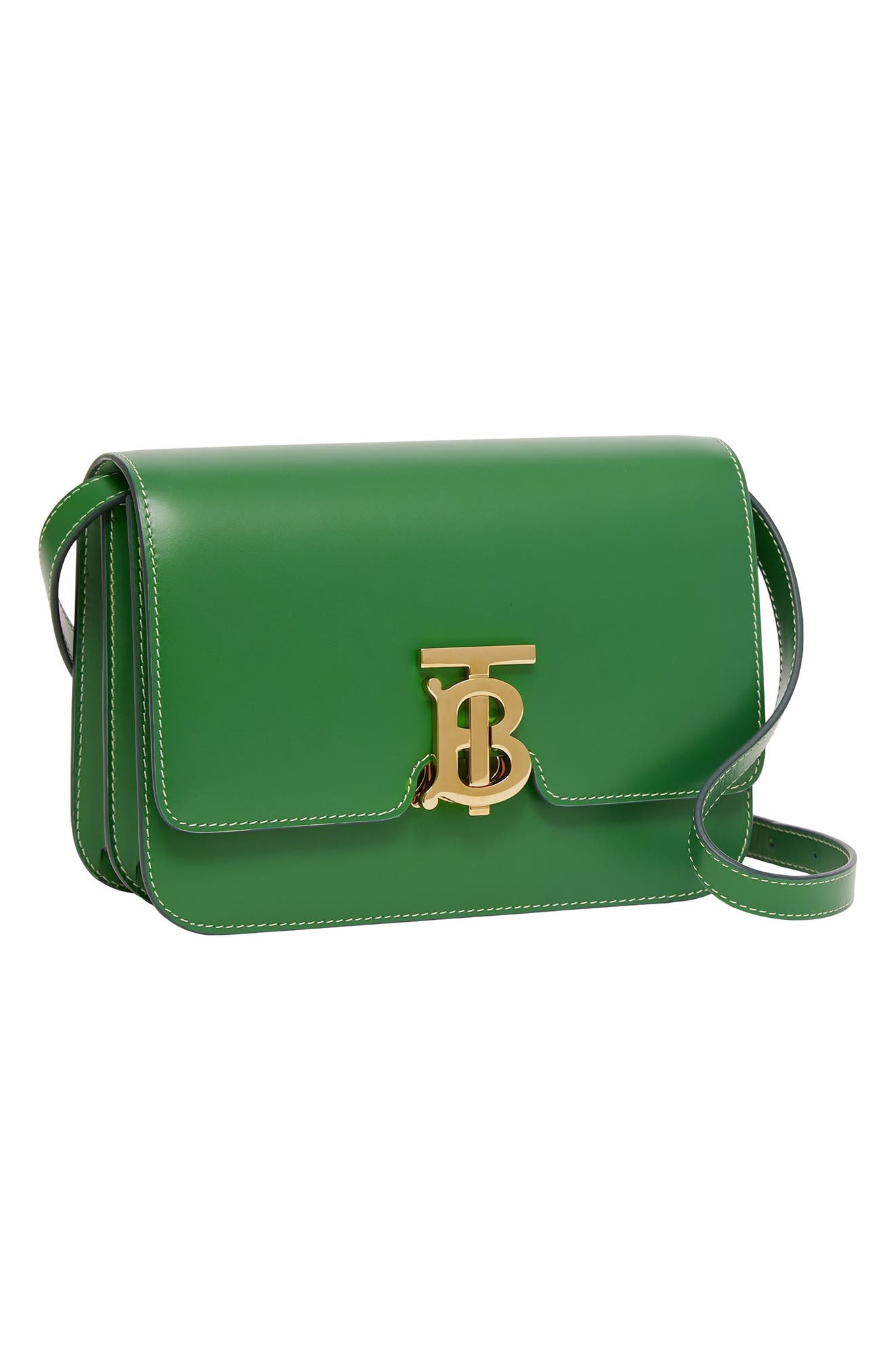 Burberry Small TB Monogram Leather Crossbody Bag, Alternate, color, 