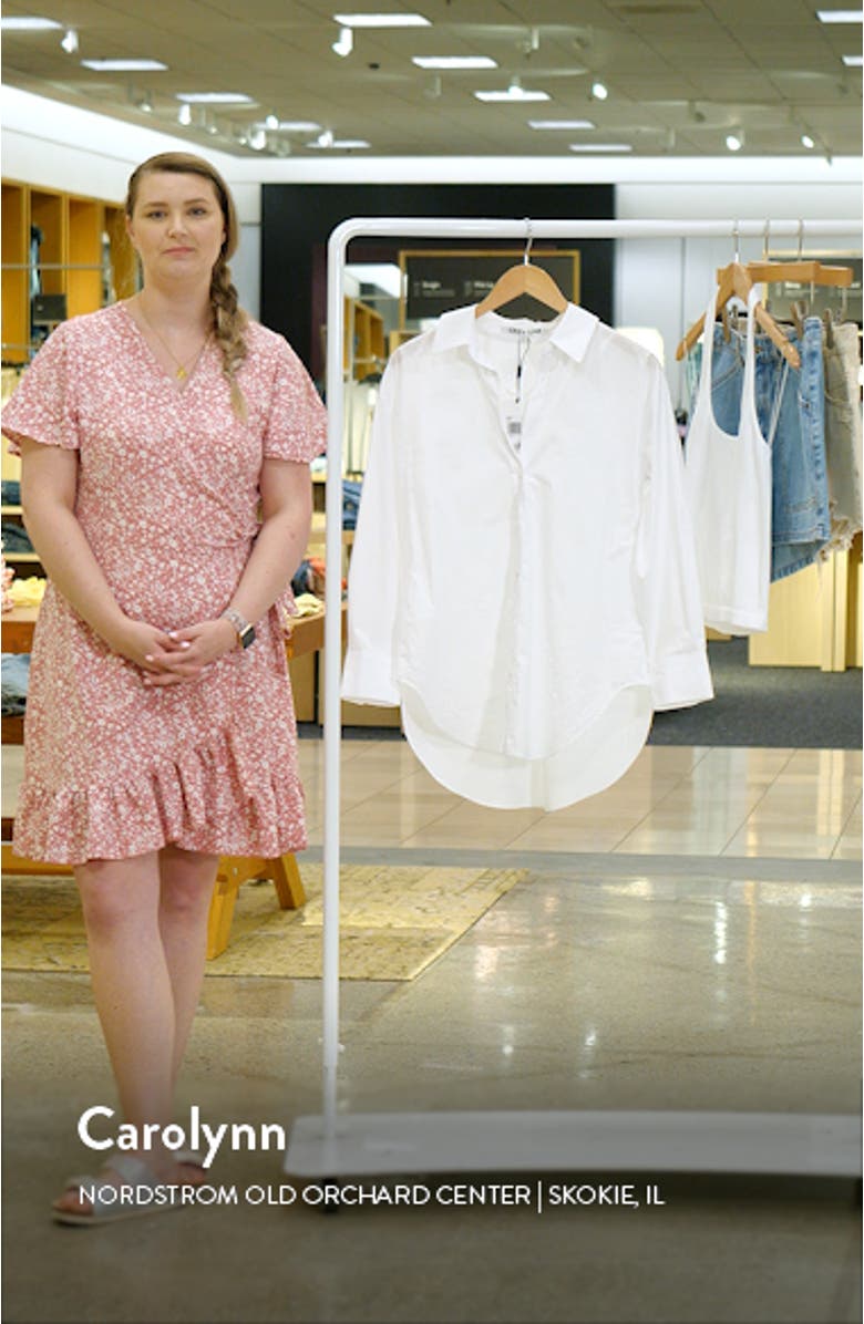 Oversize Cotton Button-Up Shirt, sales video thumbnail