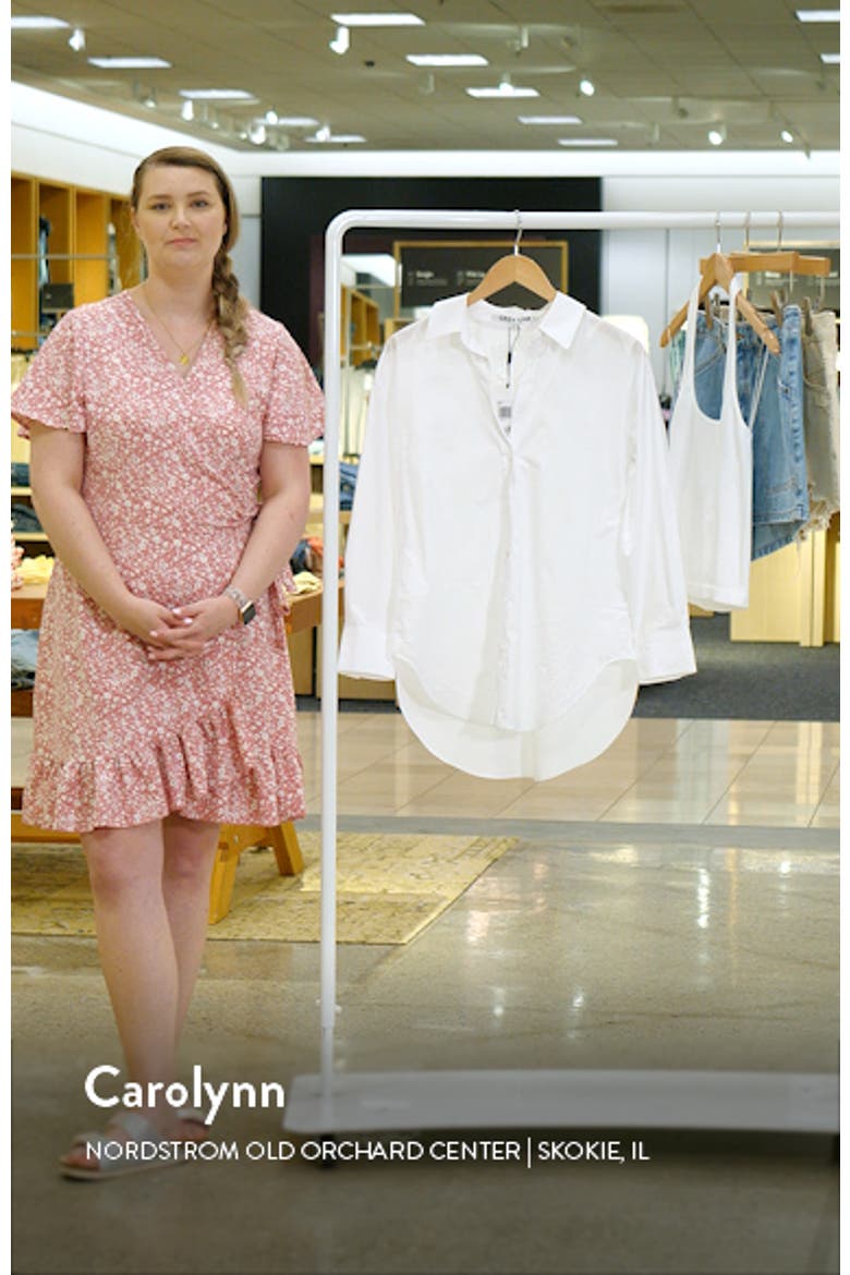 Oversize Cotton Button-Up Shirt video