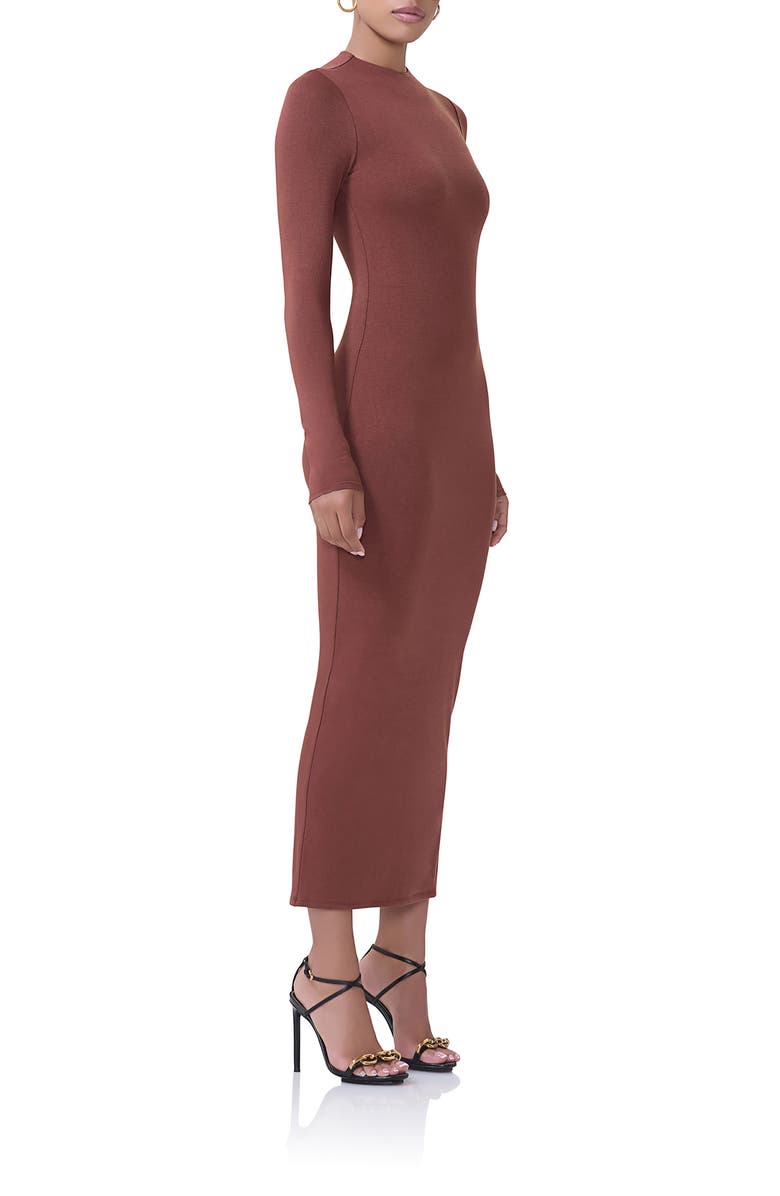 AFRM Juniper Long Sleeve Jersey Maxi Dress, Alternate, color, 