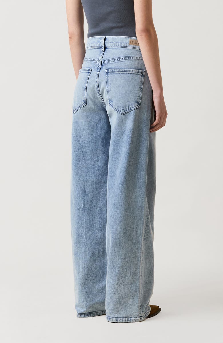 LE JEAN Alexa High Waist Baggy Jeans, Alternate, color, Blue Heaven