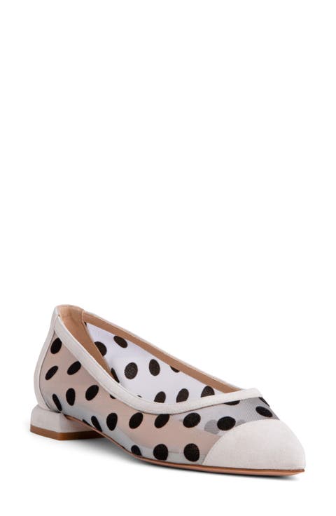 Blake Pointed Cap Toe Flat