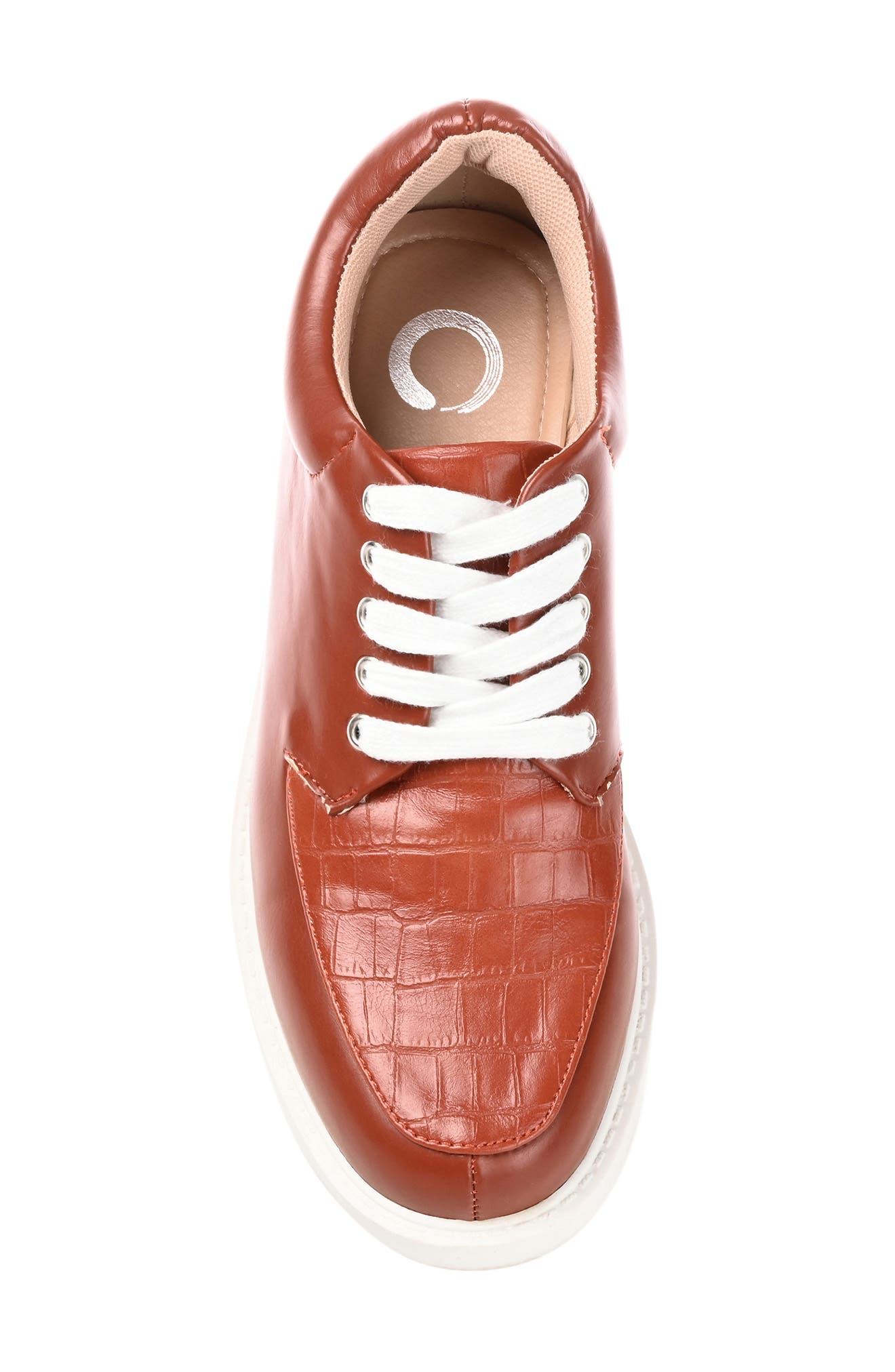 Journee Collection Aliah Block Heel Oxford, Alternate, color, Clay