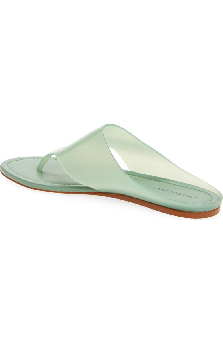 FARM Rio Jelly Flat Sandal, Alternate, color, Dusty Green