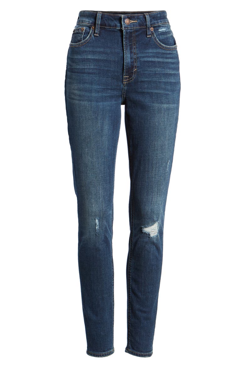 Bridgette High Waist Skinny Jeans, Alternate, color, LONESTAR DESTRUCT