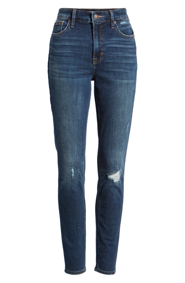 Lucky Brand Bridgette High Waist Skinny Jeans, Alternate, color, Lonestar Destruct