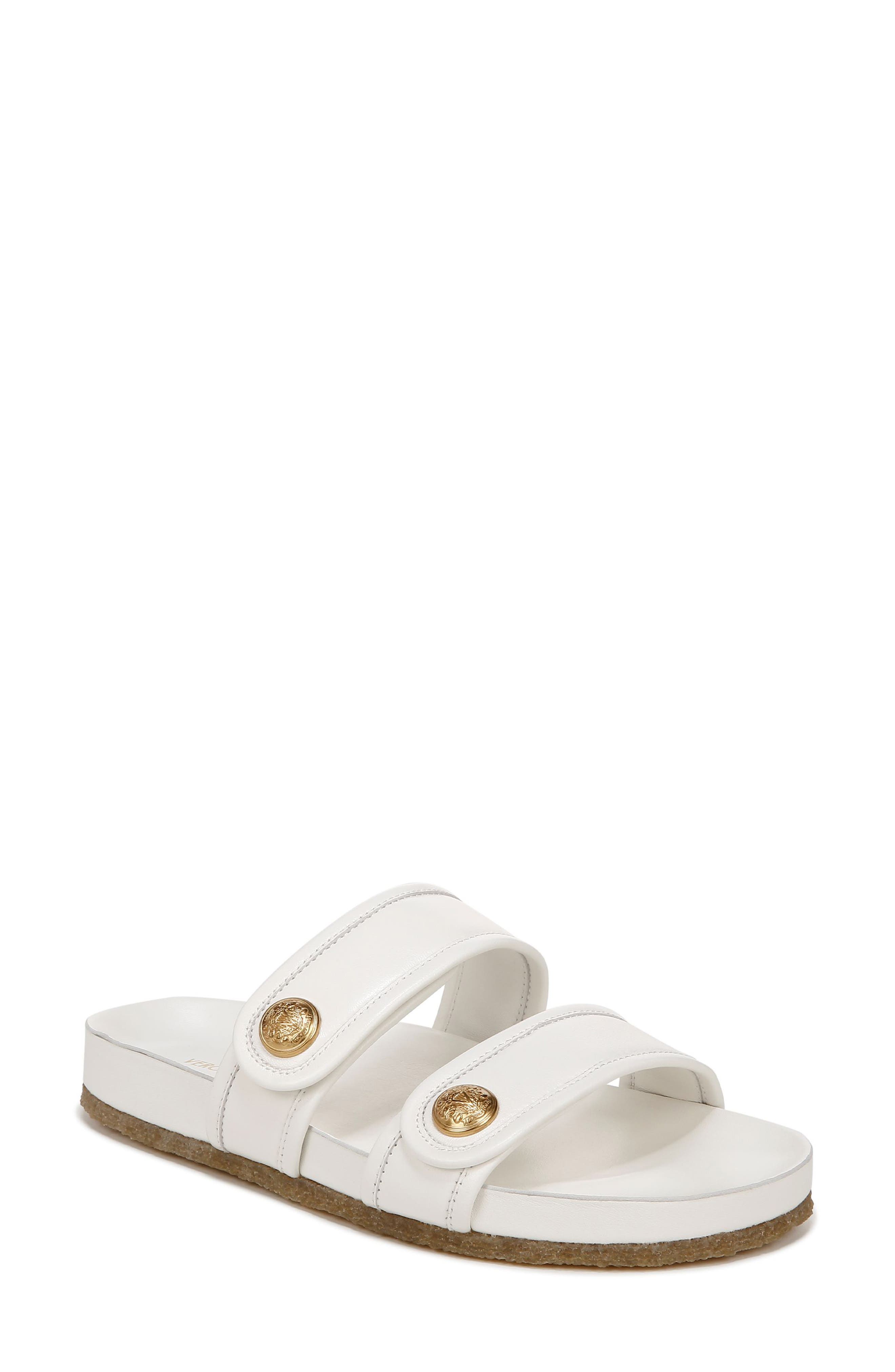Percey Slide Sandal, Main, color, COCONUT