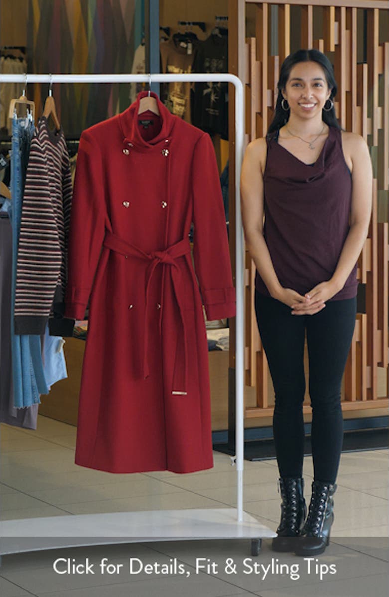 Belted Double Breasted Coat, sales video thumbnail