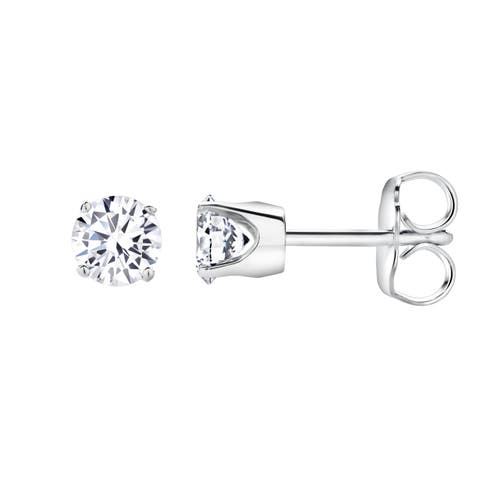 Seraph 2 Ct TW Lab Grown Round Diamond Certified Studs 14K Gold Earrings