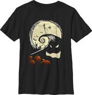 The Nightmare Before Christmas Boy's The Nightmare Before Christmas Spiral Hill Scene Graphic T-Shirt