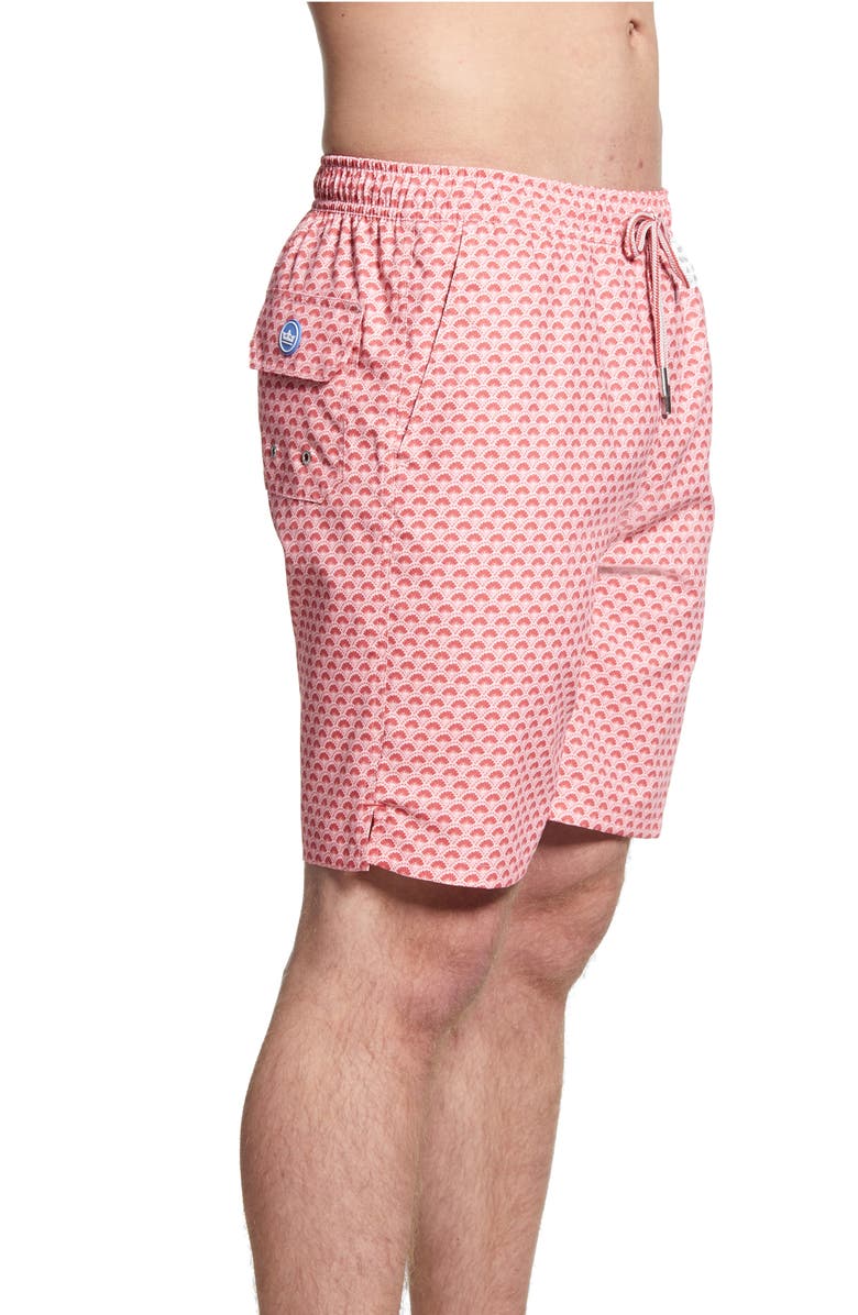 Peter Millar Scallop Swim Trunks, Alternate, color,
