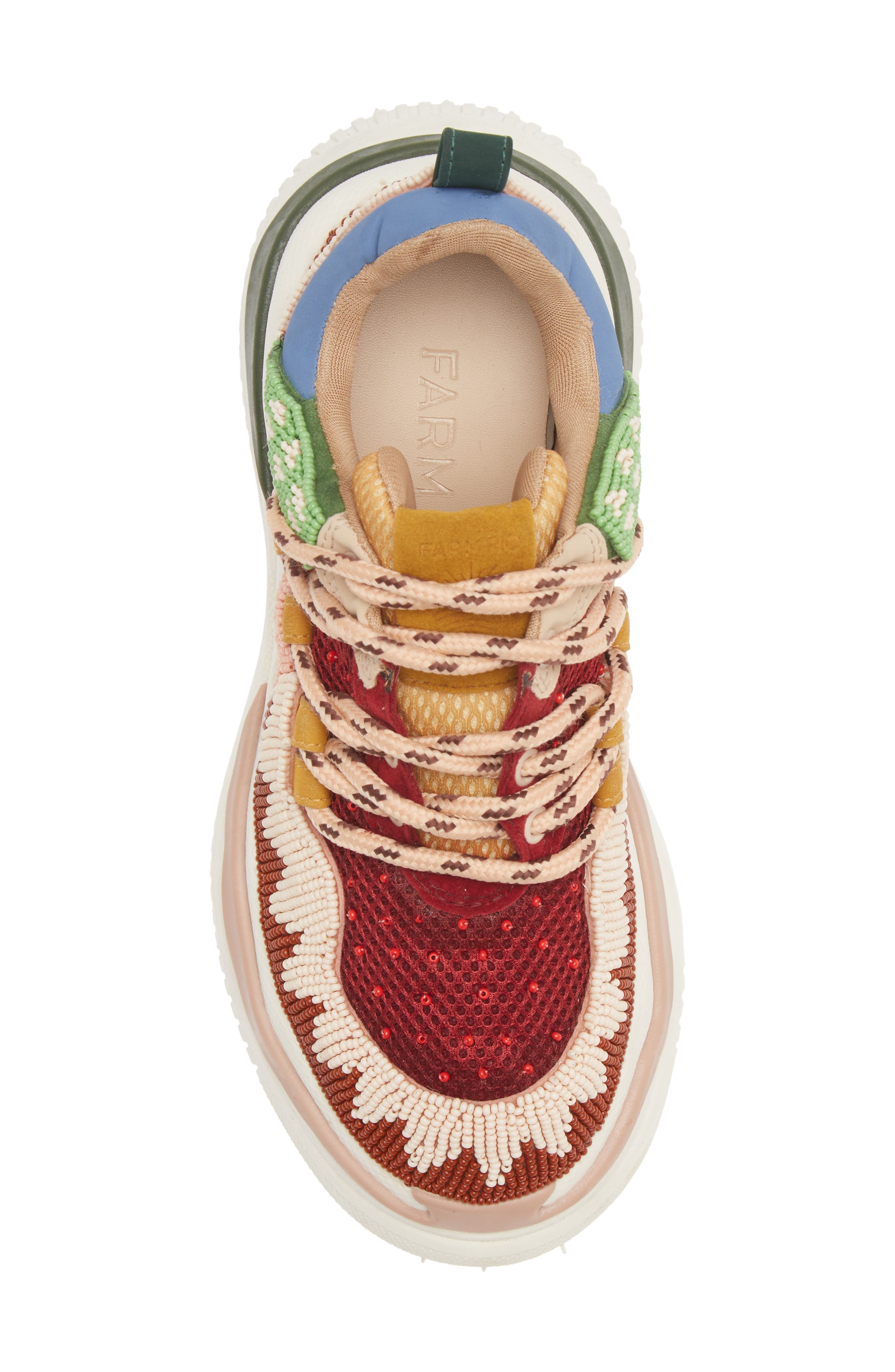 FARM Rio Beaded Platform Sneaker, Alternate, color, 