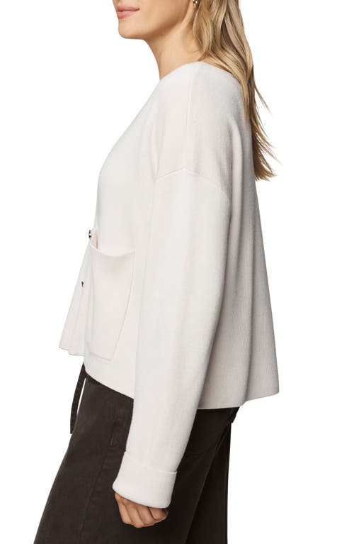 Splendid Libby Crop Cardigan In White