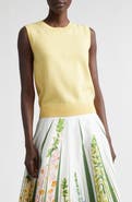 Oscar de la Renta Wool Sweater Vest