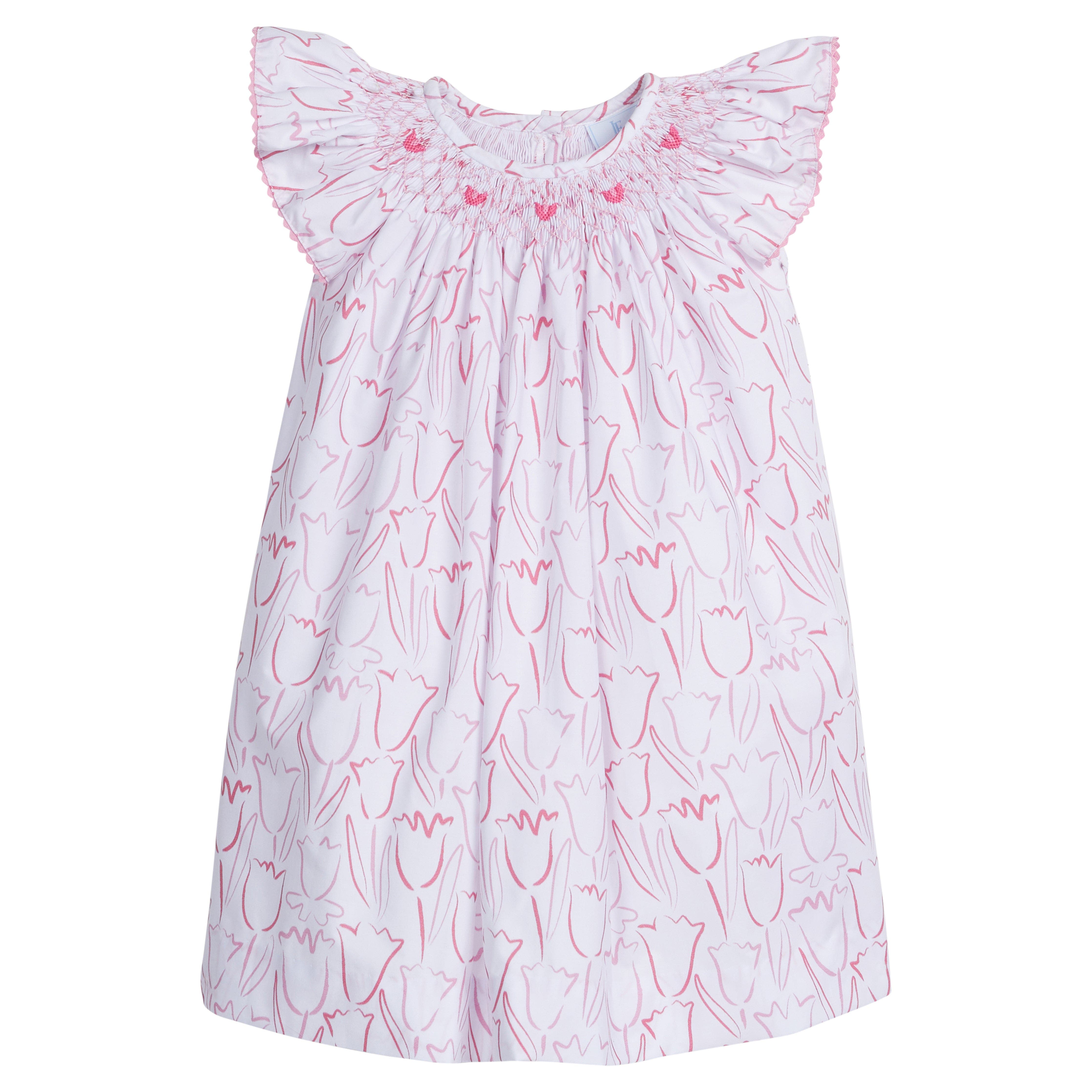Little English Kids' Bishop Dress Blend in Albany Floral 