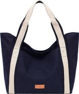 New Amsterdam Leatherworks Large Liliana Canvas Tote