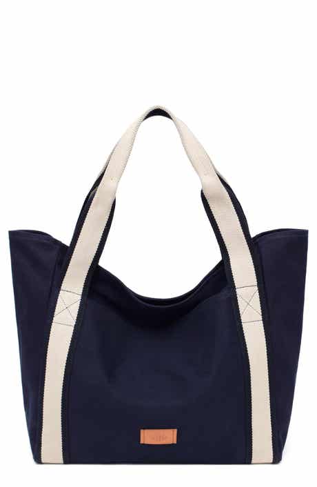New Amsterdam Leatherworks Large Liliana Canvas Tote