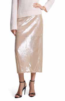 A.L.C. Monroe Sequin Midi Skirt