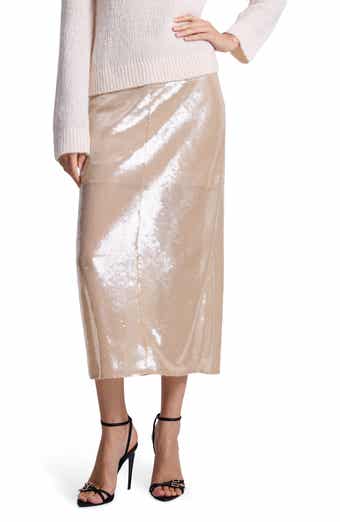 A.L.C. Monroe Sequin Midi Skirt