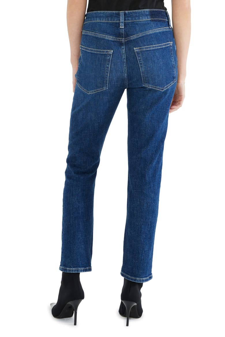 Scarlet Raw Hem Slim Fit Jeans, Alternate, color, CHROME DIOPSIDE