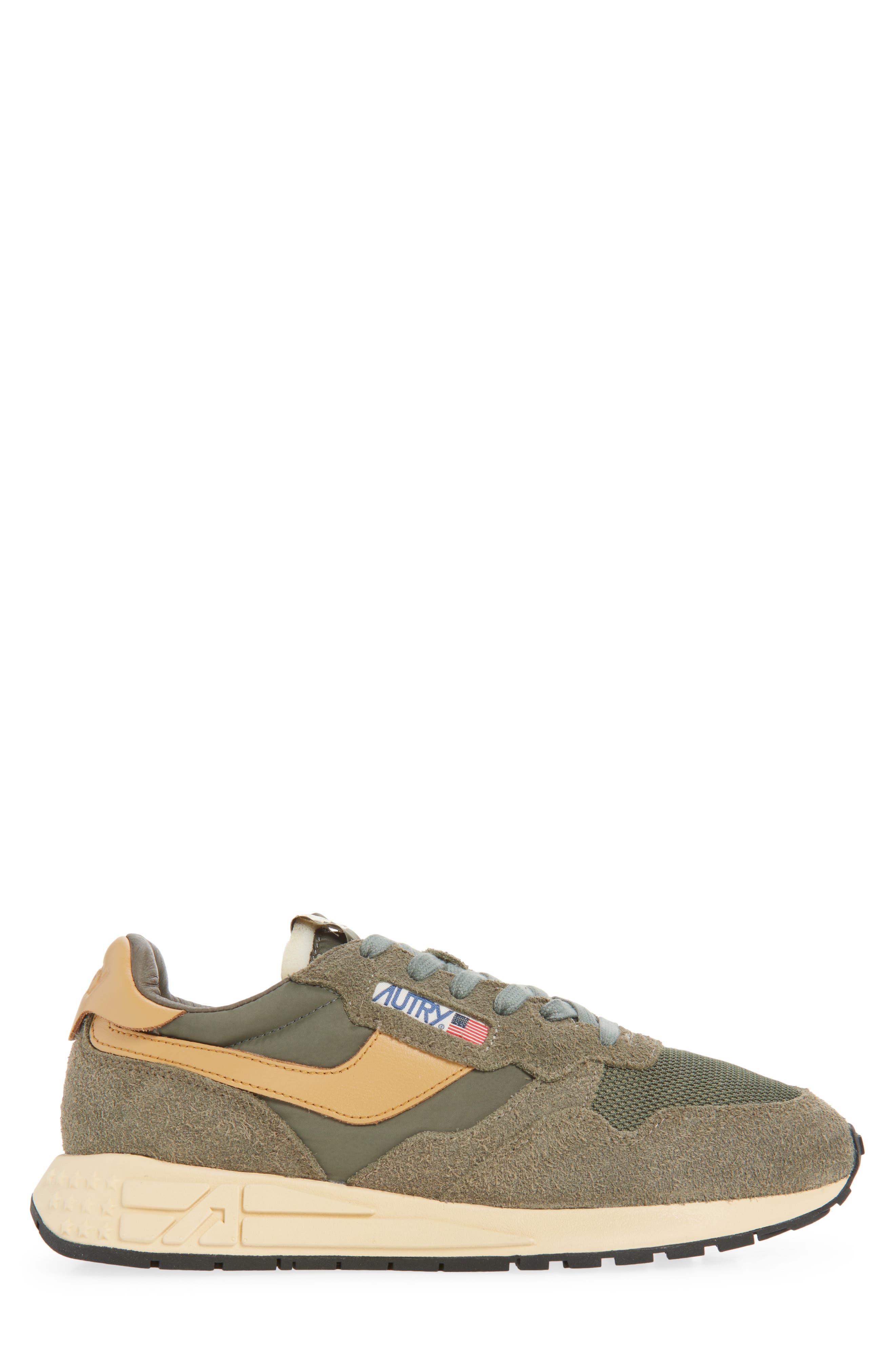 AUTRY Reelwind Low Sneaker, Alternate, color, Khaki/ Taffy