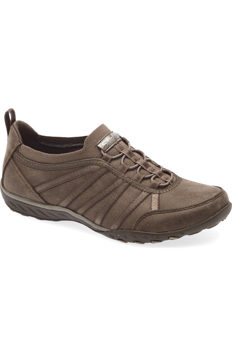 SKECHERS Relaxed Fit<sup>®</sup> Breathe-Easy Sneaker, Main, color, Dark Taupe