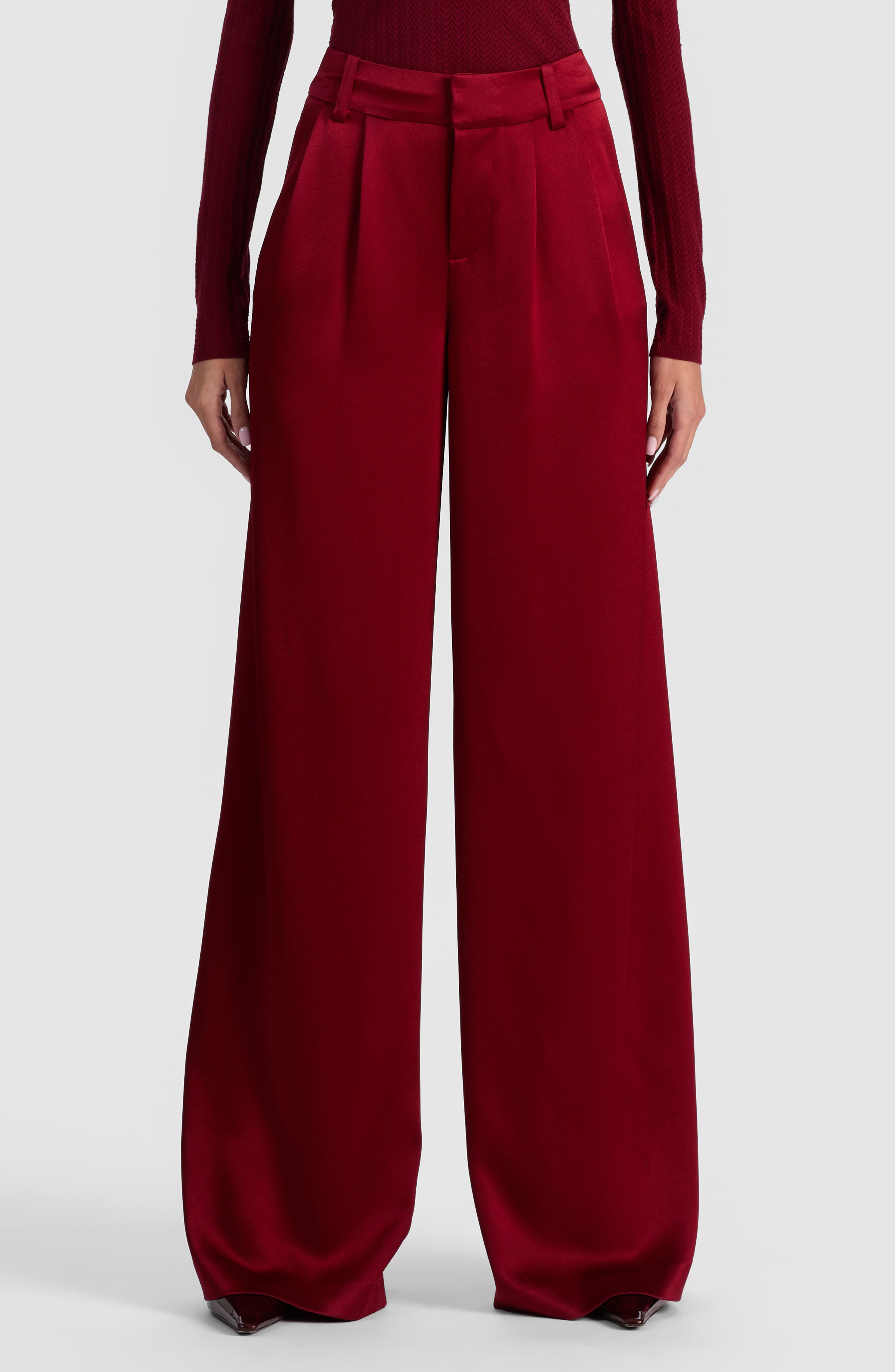 Alice + Olivia Kennedy Double Pleat Pants