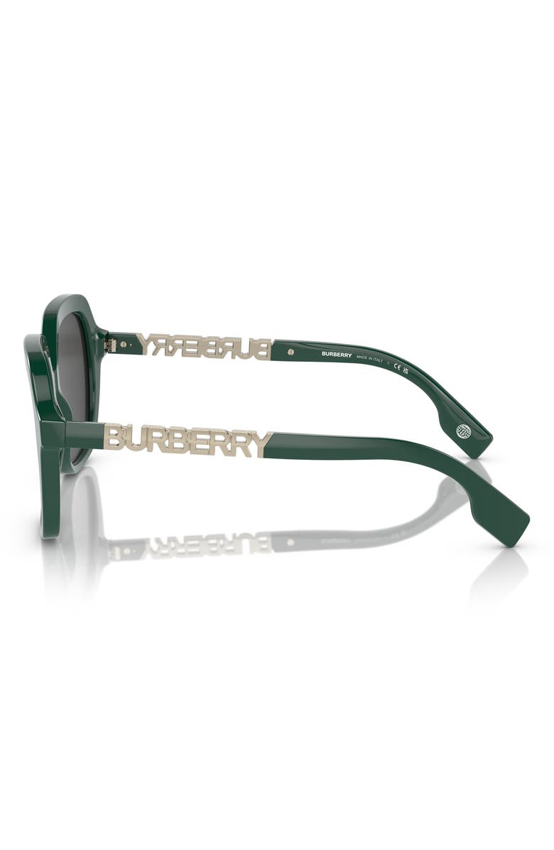 Burberry Joni 55mm Square Sunglasses, Alternate, color, Green
