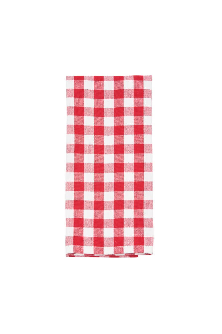 Ashford Red Cotton Kitchen Towel, Alternate, color, Red