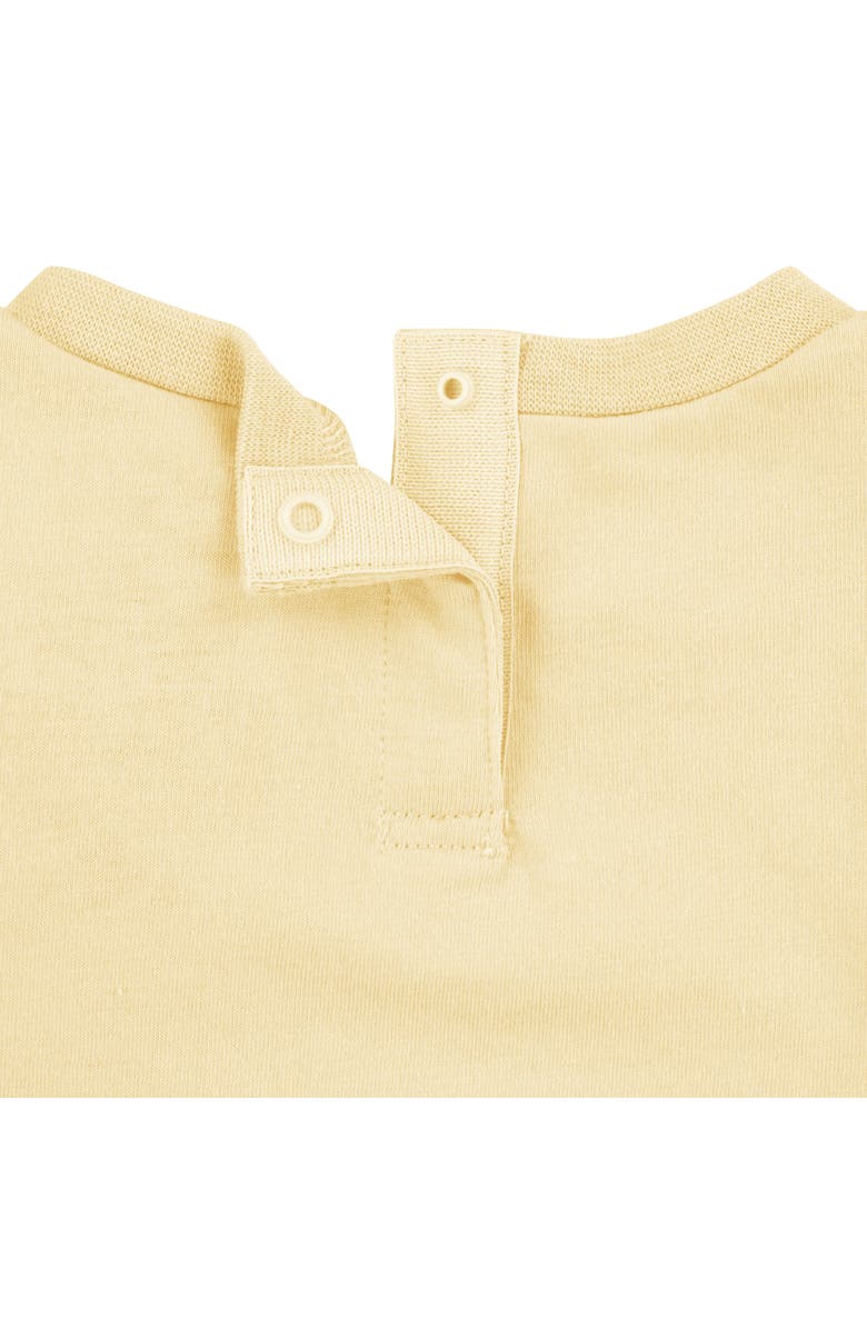 Levi's Striped Shortalls & T-Shirt Set, Alternate, color, Blue Sail