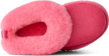 Kids' Tazzelle Genuine Shearling Collar Slipper