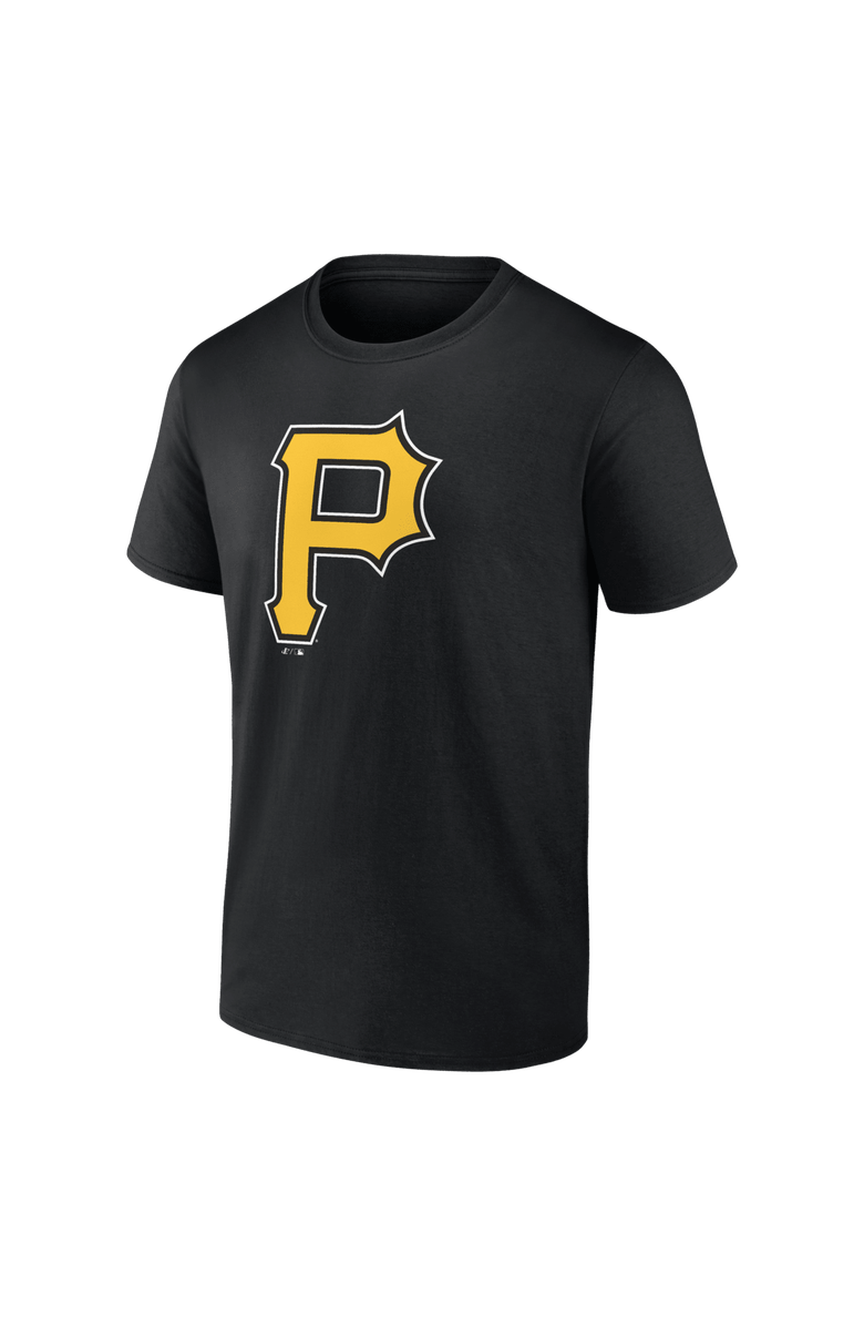 Logo Athletic Men's Logo Athletic Black Pittsburgh Pirates Official Logo T-Shirt, Alternate, color, Black