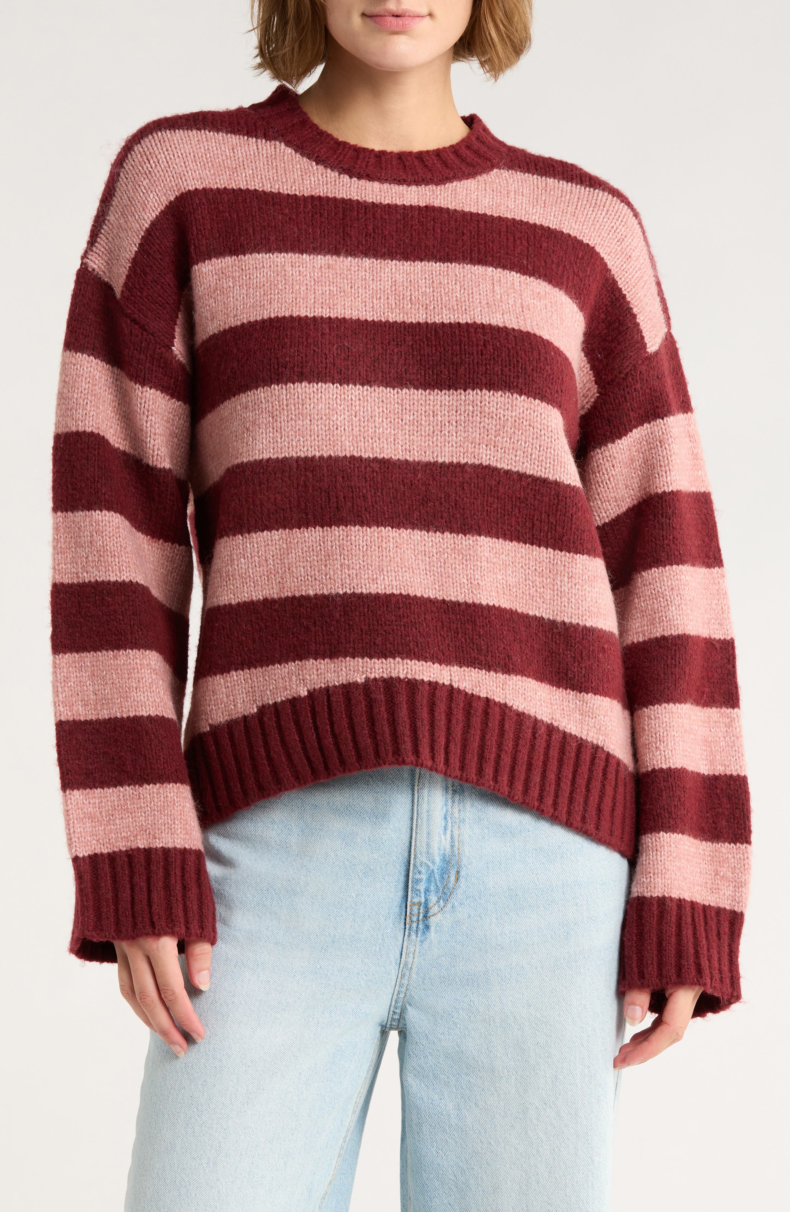 Vigoss Mossy Stripe Sweater