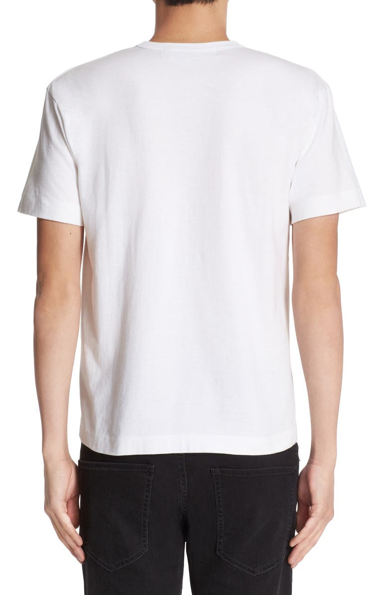 Comme des Garçons PLAY Logo Slim Fit Graphic T-Shirt, Alternate, color,