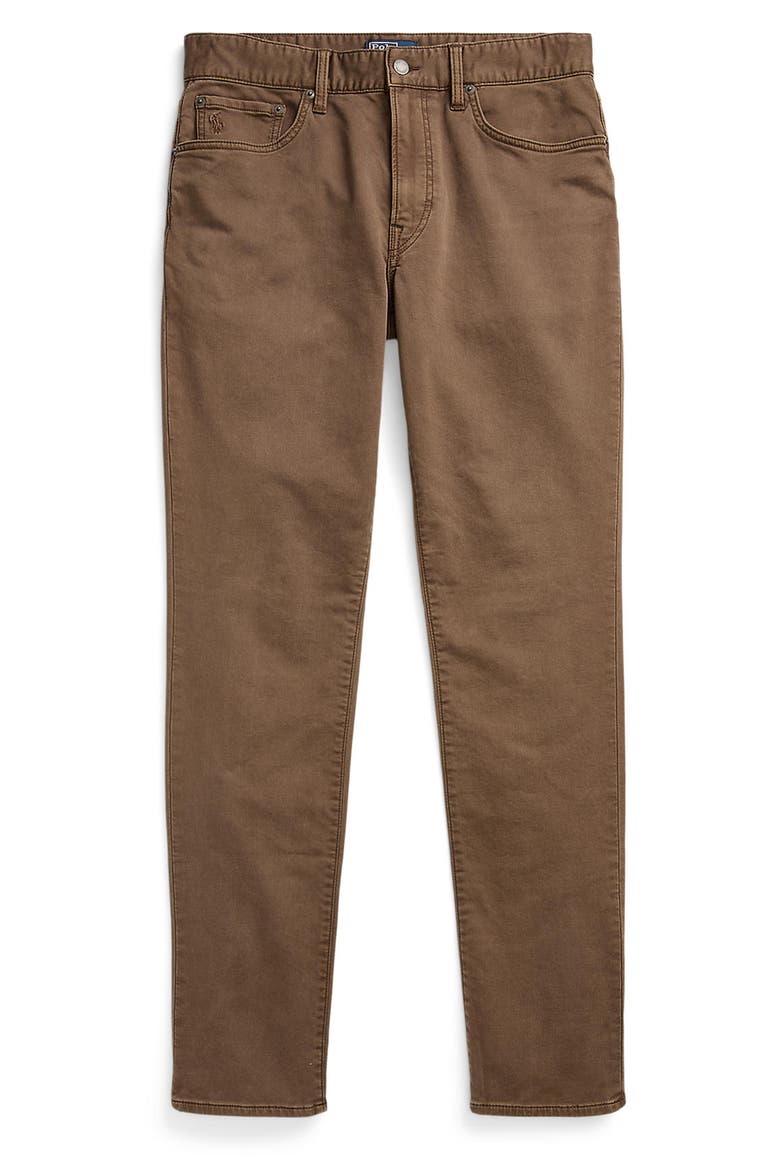 Sullivan Slim Tapered Leg Knit Pants, Alternate, color, DARK BROWN