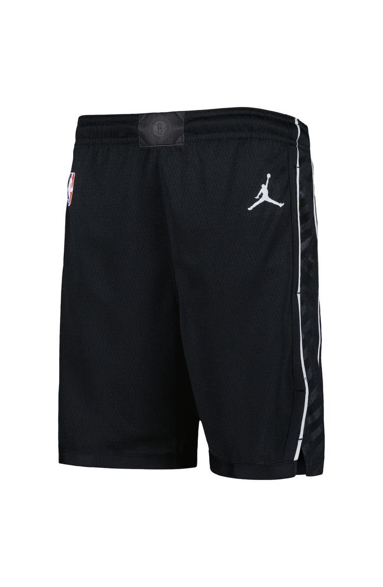 Jordan Brand Youth Jordan Brand Black Brooklyn Nets Statement Edition Swingman Performance Shorts, Alternate, color, Black