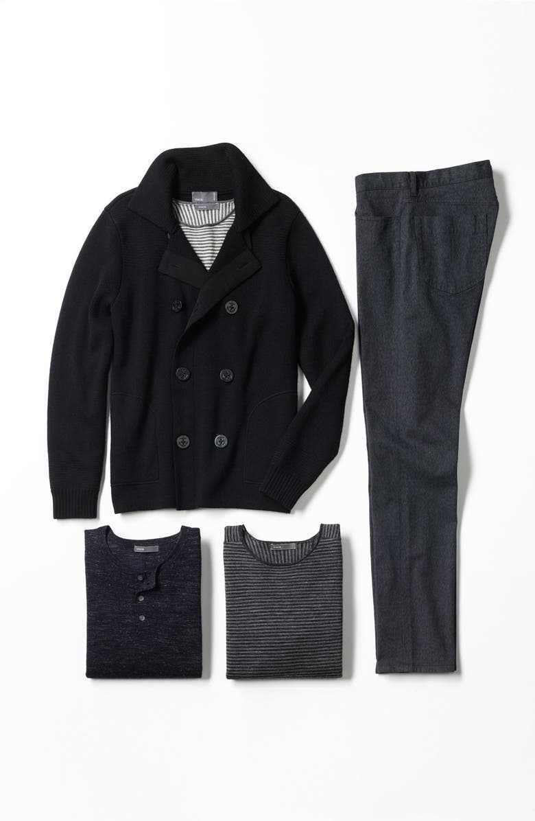 Vince Lightweight Henley Sweater, Alternate, color, 