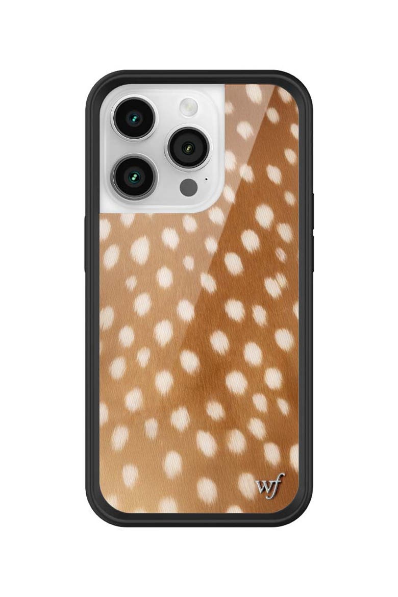 Fawn iPhone Case, Alternate, color, Brown